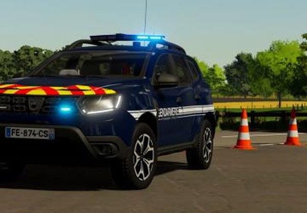 Dacia Duster Gendarmerieверсия 1.1.0.0 для Farming Simulator 2022
