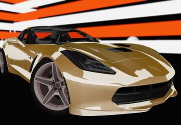 Chevrolet Corvette 2015версия 1.0 для BeamNG.drive (v0.19.4.0)