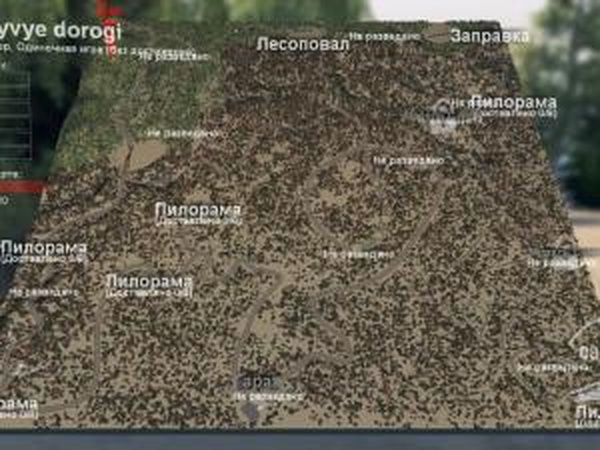 Карта «Кривые дороги»версия 1.0 для SpinTires (v03.03.16)