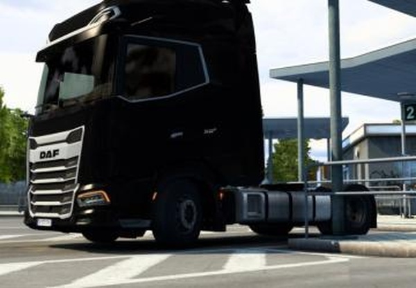 DAF 2021 Low Deckверсия 1.0 для Euro Truck Simulator 2 (v1.41.x)