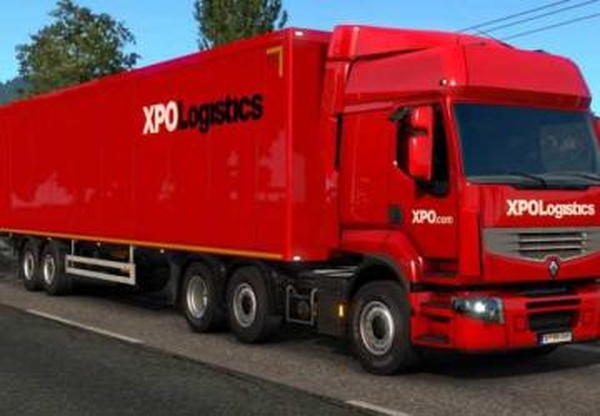 XPO Logistics Paintjob Packверсия 1.3 для Euro Truck Simulator 2 (v1.35.x, - 1.41.x)