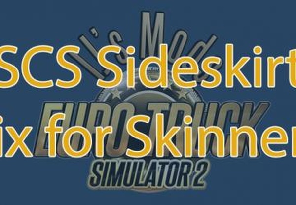 Исправление боковой юбки SCS для покупных прицеповv1.0 для Euro Truck Simulator 2 (v1.41.x)