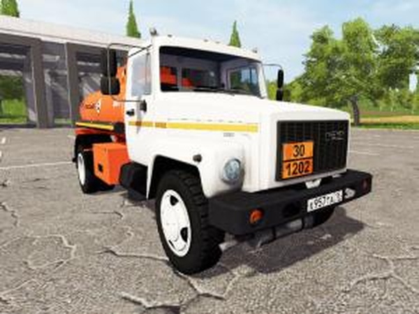 ГАЗ-3309 АТЗ 4.9версия 16.03.17 для Farming Simulator 2017