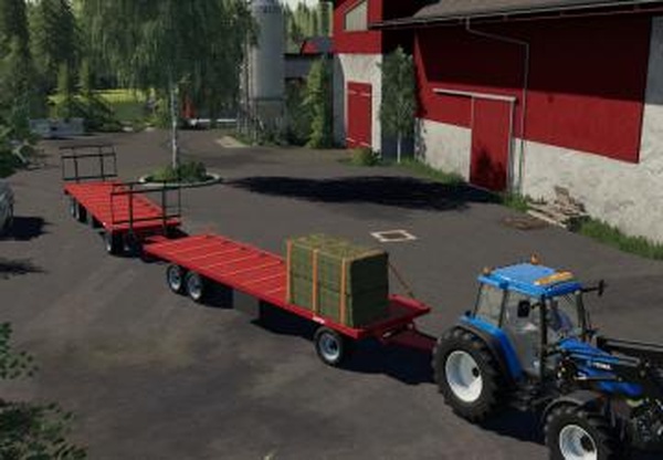 Metsjö Bale Trailerверсия 1.0.0.0 для Farming Simulator 2019 (v1.7.x)