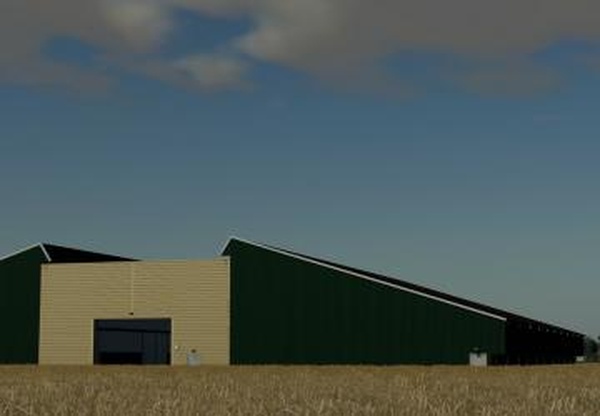 Large Machinery Shedверсия 1.0.0.1 для Farming Simulator 2019 (v1.7.x)