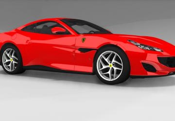 Ferrari Portofinoверсия 1.0 для BeamNG.drive (v0.19)