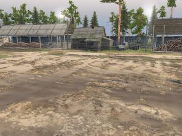 Карта «На том берегу реки»версия 1.0 для SpinTires (v03.03.16)