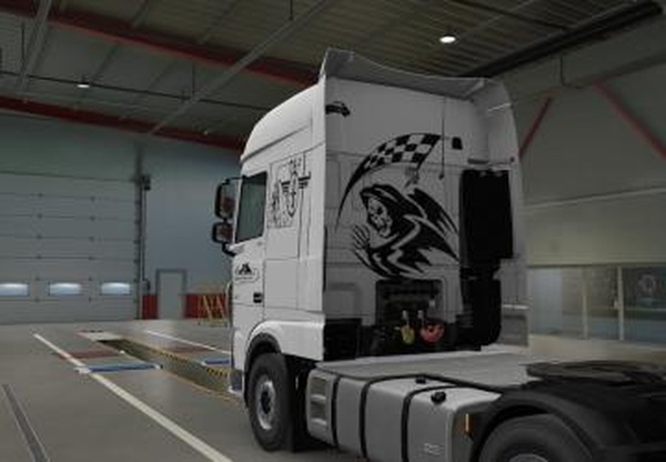 Скин строгий для DAF Euro6версия 1 0 для Euro Truck Simulator 2 (v1.39.x, - 1.41.x)