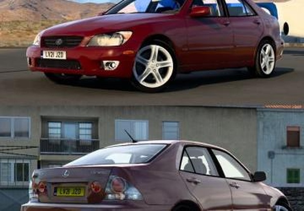 Lexus IS300версия 2.0 для Euro Truck Simulator 2 (v1.40.x, 1.41.x)