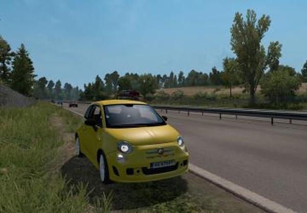 Fiat 500 Abarth 2013версия 2.0 для Euro Truck Simulator 2 (v1.40.x, 1.41.x)