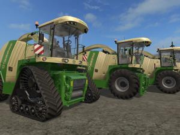 Krone BigX 700 - 1100версия 1.1.0.1 для Farming Simulator 2017