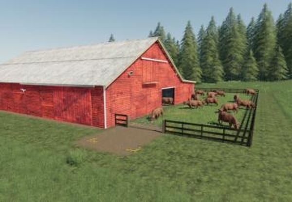 Lone Oak Cow Husbandryверсия 1.2.0.0 для Farming Simulator 2019 (v1.7.x)