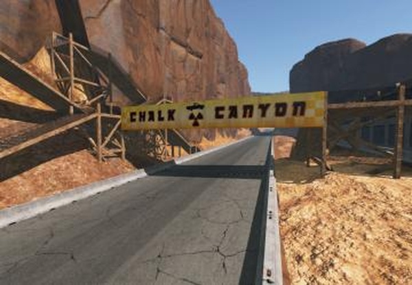 Карта «Chalk Canyon Nuclear»версия 1.0 для BeamNG.drive (v0.18)