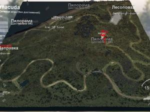 Карта «Барракуда»версия 1 для SpinTires (v03.03.16)