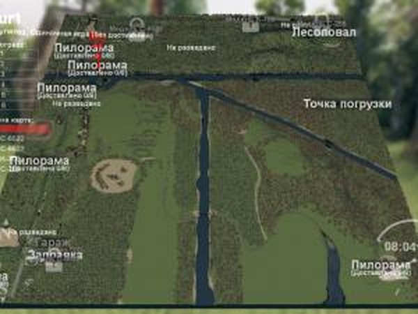 Карта «Деревня уречное»версия 1 для SpinTires (v03.03.16)