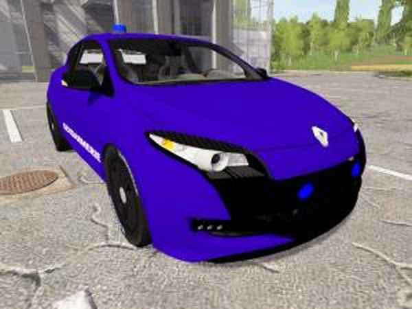 Renault Megane R.S. 265 Gendarmerieверсия 21.02.17 для Farming Simulator 2017 (v1.3.1)