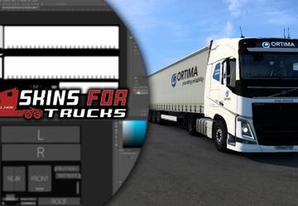 Скин «ORTIMA»версия 1.0 для Euro Truck Simulator 2 (v1.41.x)