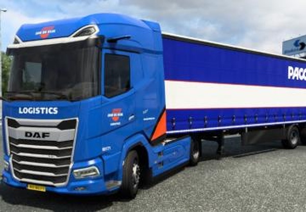 Комбо скин Jan de Rijk Daf XGверсия 1.0 для Euro Truck Simulator 2 (v1.41.x)