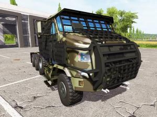 Oshkosh HET (M1070) armoredверсия 16.02.17 для Farming Simulator 2017 (v1.3.1)