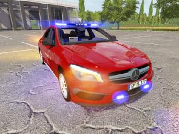 Mercedes-Benz CLA 45 AMG (C117) feuerwehrv14.02.17 для Farming Simulator 2017 (v1.3.1)