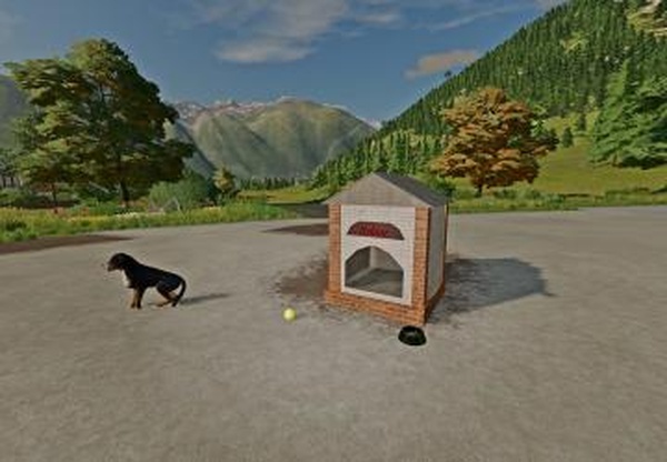 Dog houseверсия 1.0.0.0 для Farming Simulator 2022
