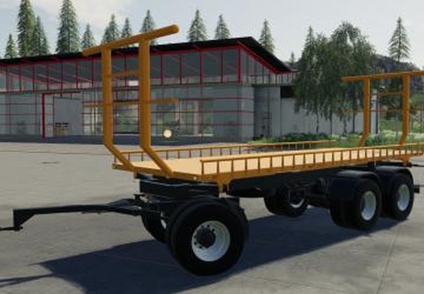 Nefaz Bale Trailerверсия 1.2.0.0 для Farming Simulator 2019 (v1.7.x)