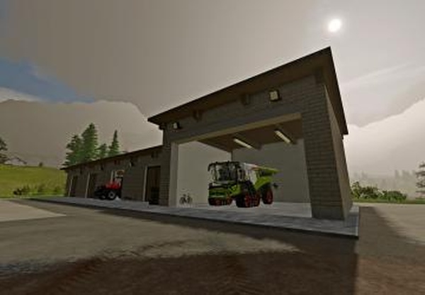 Brick garageверсия 1.0.0.0 для Farming Simulator 2022