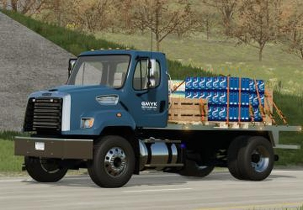 Freightliner 108SD Short Flatbedверсия 2.0.0.0 для Farming Simulator 2022