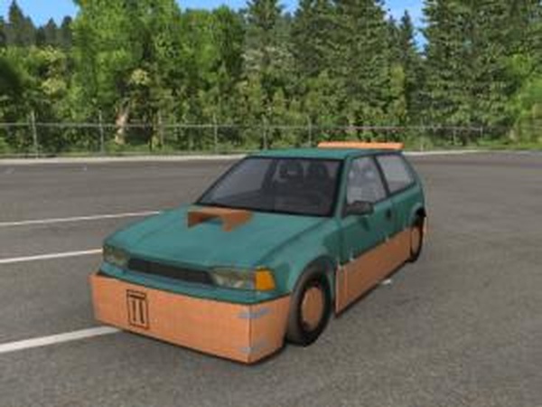 Ibishu Covet Сardboardверсия 1.1 для BeamNG.drive (v0.17)