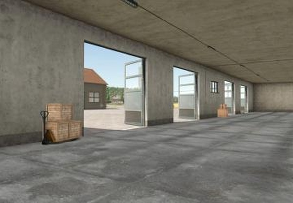 Large U-Shaped Garageверсия 1.0.0.0 для Farming Simulator 2025