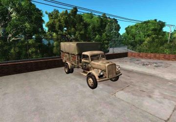 Opel Blitz World War 2версия 1.0 для BeamNG.drive (v0.18)