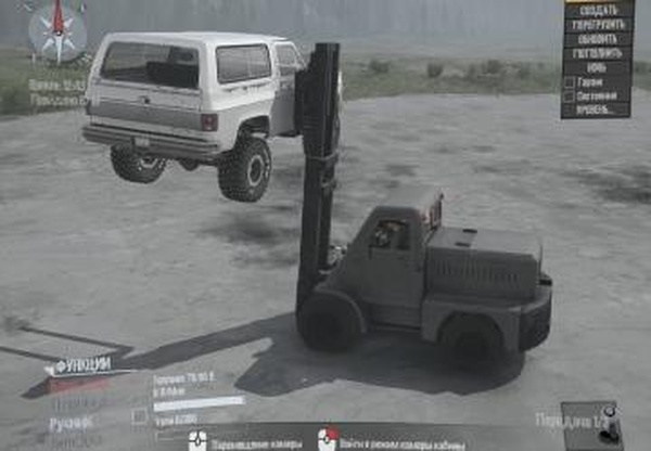 Автопогрузчик АП-4045 с длинными виламиверсия 1.1 для Spintires: MudRunner (v18/05/21)