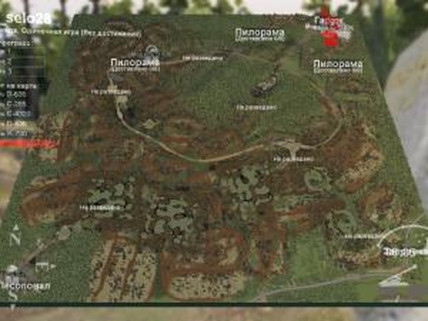 Карта «Село»версия 2.8 для SpinTires (v03.03.16)