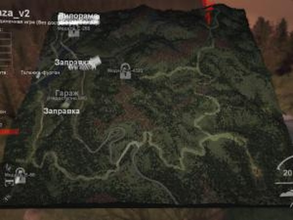 Карта «Абаза 2»версия 1.0 для SpinTires (v03.03.16)