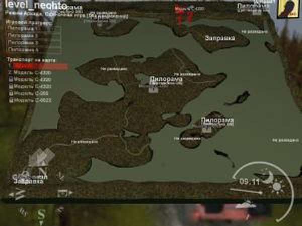 Карта «Болото»версия 1 для SpinTires (v03.03.16)