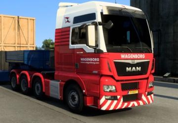 Скин Wagenborg transportверсия 1.0 для Euro Truck Simulator 2 (v1.41.x)