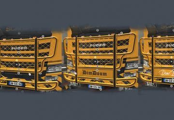 Кенгурятник «Trux Highway» для Scania S&R 2016v1.1 для Euro Truck Simulator 2 (v1.40.x, 1.41.x)