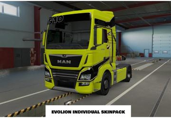 EvoLion Individual SkinPack for MADster MANv1.0 для Euro Truck Simulator 2 (v1.41.x)