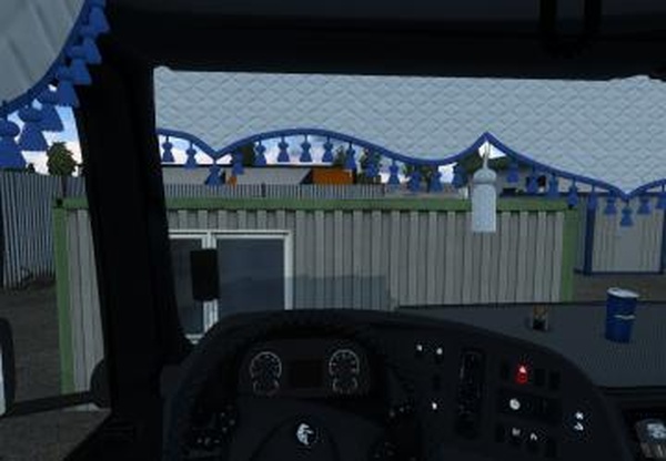 Анимированная штора для Камаз-5490/65206v1.0 для Euro Truck Simulator 2 (v1.41.x)