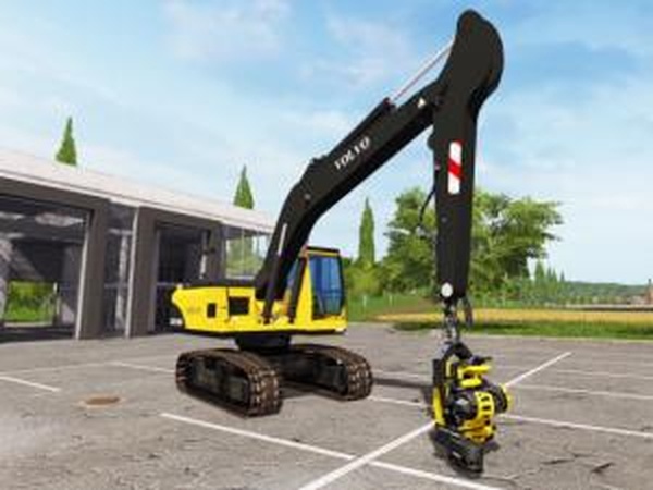 Volvo EC210B forestверсия 08.02.17 для Farming Simulator 2017 (v1.3.1)