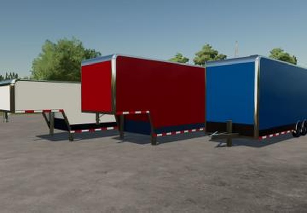 Enclosed Trailers Packверсия 1.0.0.0 для Farming Simulator 2022