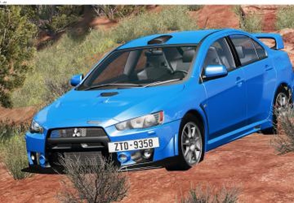 Mitsubishi Lancer Evolution X FQ-400версия 1.0 для BeamNG.drive (v0.19)