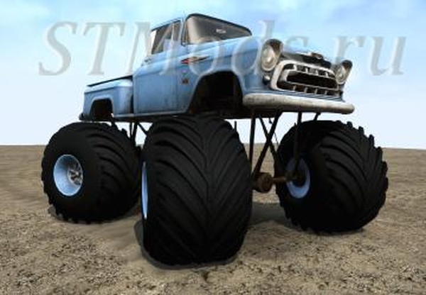 Red vs Blue Monster Trucksверсия 1.0 для Spintires: MudRunner (v22)