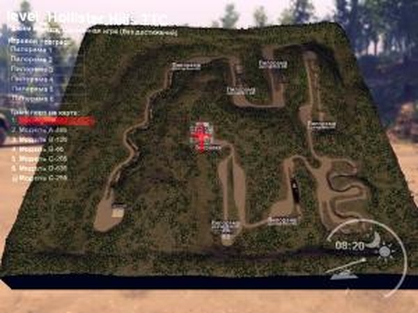 Карта «Hollister Hills TTC»версия 1.0 для SpinTires (v03.03.16)