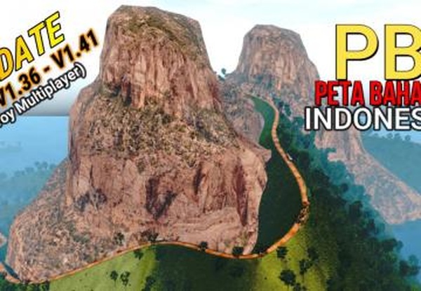 Map Peta Bahaya Indonesiaверсия 1.0 для Euro Truck Simulator 2 (v1.40.x, 1.41.x)