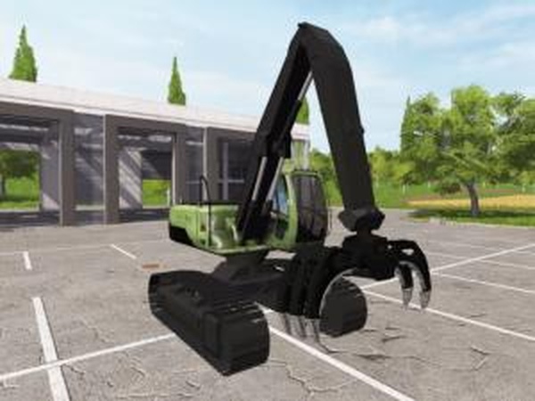 Стреловой грейферный экскаватор-погрузчик 3v06.02.17 для Farming Simulator 2017 (v1.3.1)