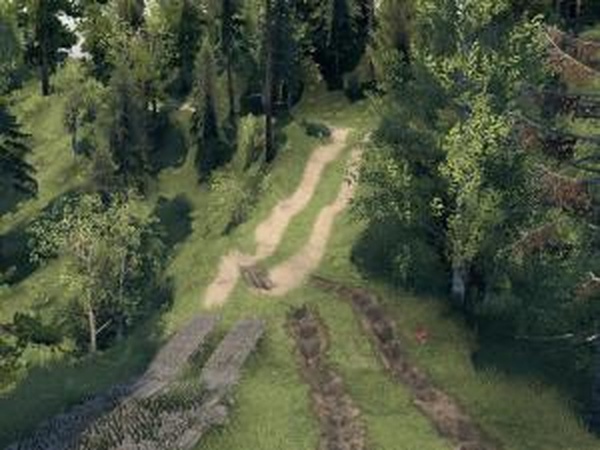 Карта «Горы»версия 1.0 для SpinTires (v03.03.16)