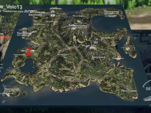 Карта «Вулкан 13»версия 1 для SpinTires (v03.03.16)