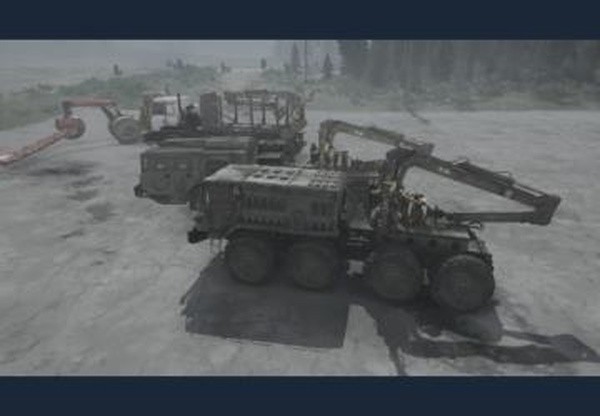 D/E/K Class Cranesверсия 1.0 для Spintires: MudRunner (v18.10.18)