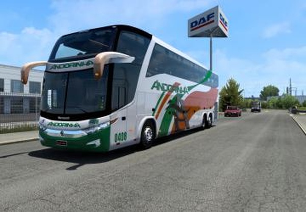 Marcopolo Paradiso G7 1600 LDверсия 22.08.21 для Euro Truck Simulator 2 (v1.40.x, 1.41.x)